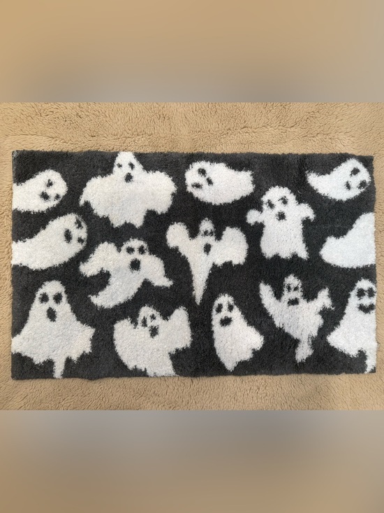 Martha Stewart Other - Martha Stewart Halloween Ghost Bath Rug Black White 21x34